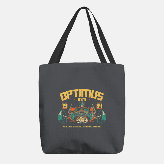 Optimus Gym-None-Basic Tote-Bag-retrodivision