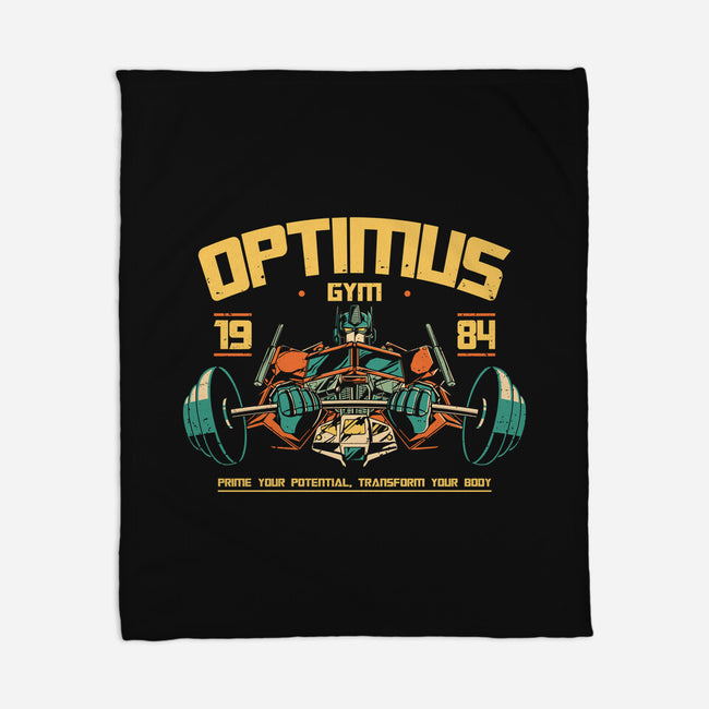 Optimus Gym-None-Fleece-Blanket-retrodivision