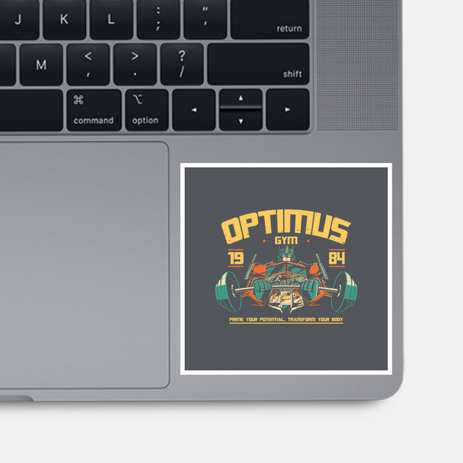 Optimus Gym-None-Glossy-Sticker-retrodivision