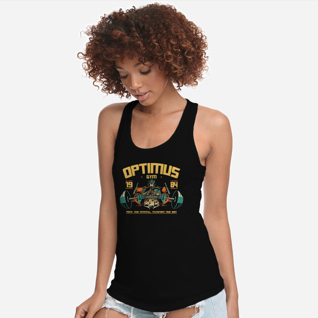 Optimus Gym-Womens-Racerback-Tank-retrodivision