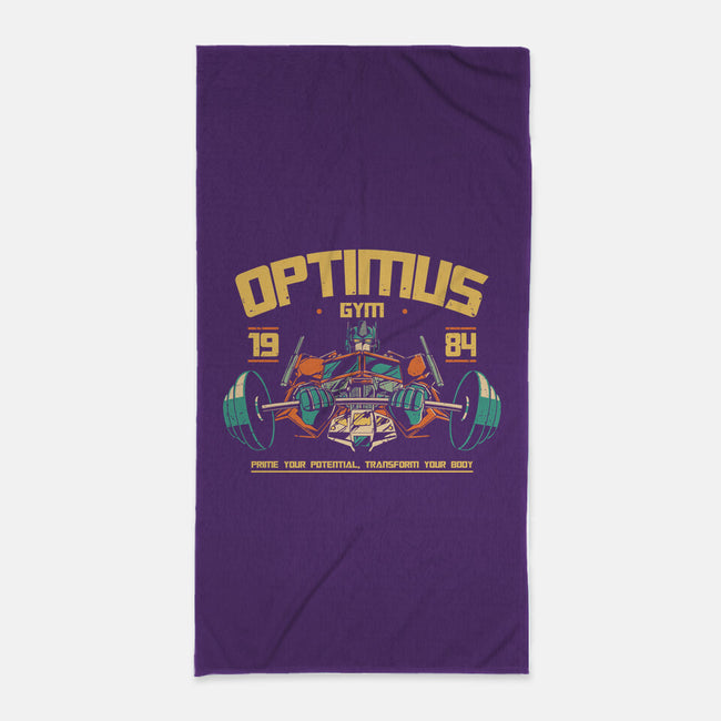 Optimus Gym-None-Beach-Towel-retrodivision