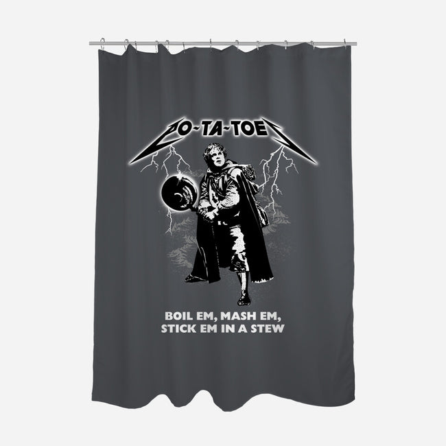 Taters-None-Polyester-Shower Curtain-rocketman_art