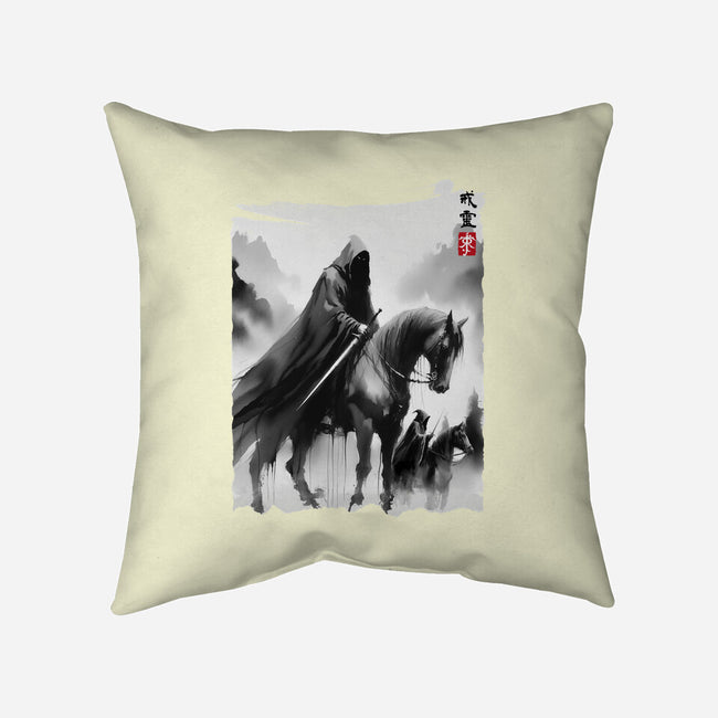 The Black Riders Journey-None-Removable Cover-Throw Pillow-DrMonekers