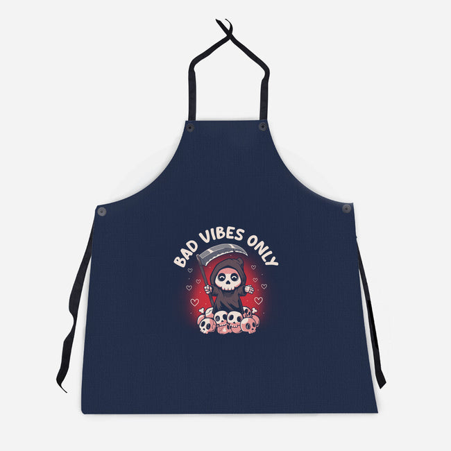 Bad Vibes Only-Unisex-Kitchen-Apron-koalastudio