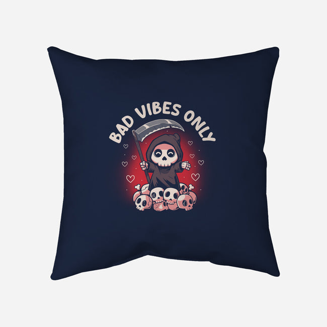 Bad Vibes Only-None-Removable Cover-Throw Pillow-koalastudio