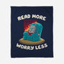 Read More Worry Less-None-Fleece-Blanket-koalastudio