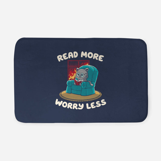 Read More Worry Less-None-Memory Foam-Bath Mat-koalastudio