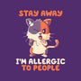 Allergic To People-None-Beach-Towel-koalastudio