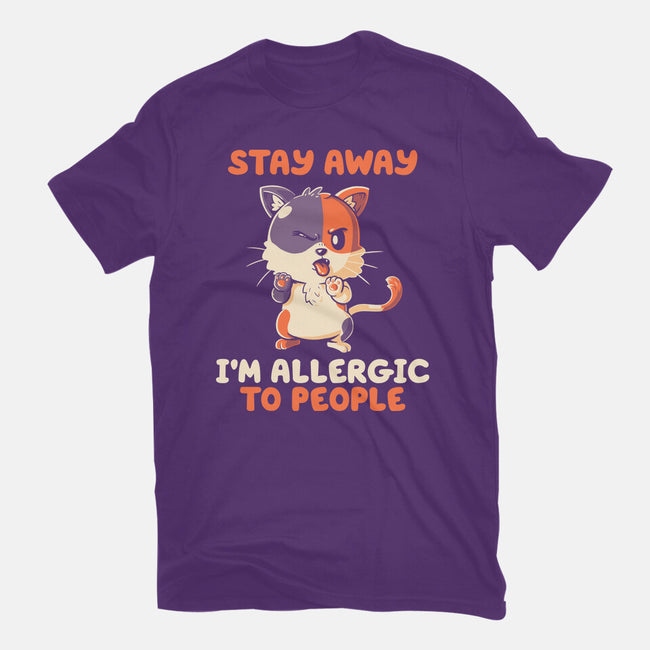 Allergic To People-Mens-Basic-Tee-koalastudio