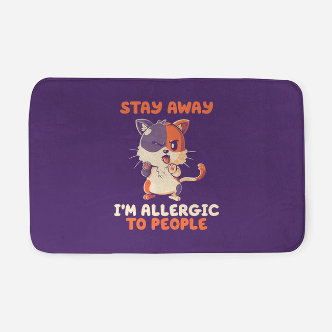 Allergic To People-None-Memory Foam-Bath Mat-koalastudio