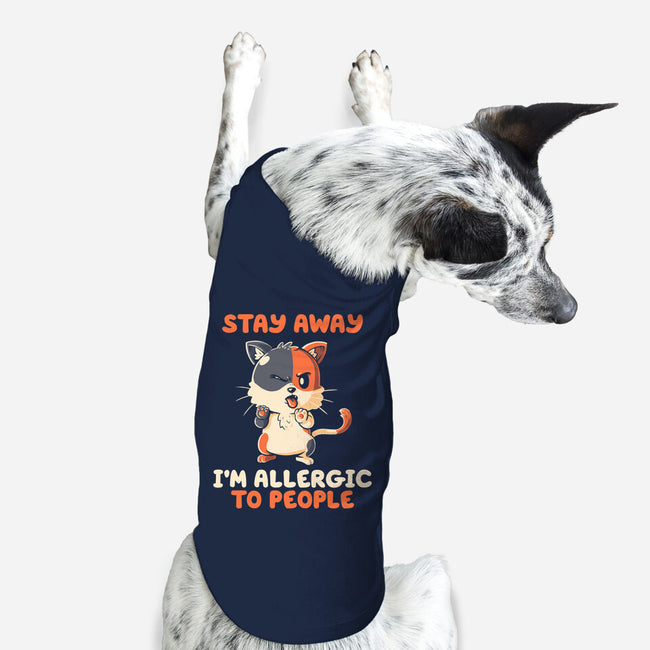 Allergic To People-Dog-Basic-Pet Tank-koalastudio