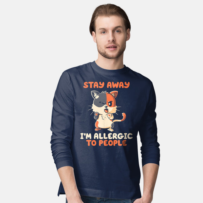 Allergic To People-Mens-Long Sleeved-Tee-koalastudio