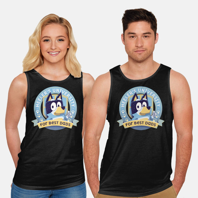 Heeler's Uni-Unisex-Basic-Tank-Geekydog