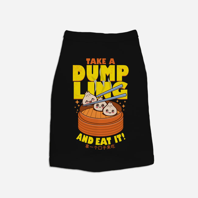 Take A Dumpling And Eat It-Cat-Basic-Pet Tank-Boggs Nicolas