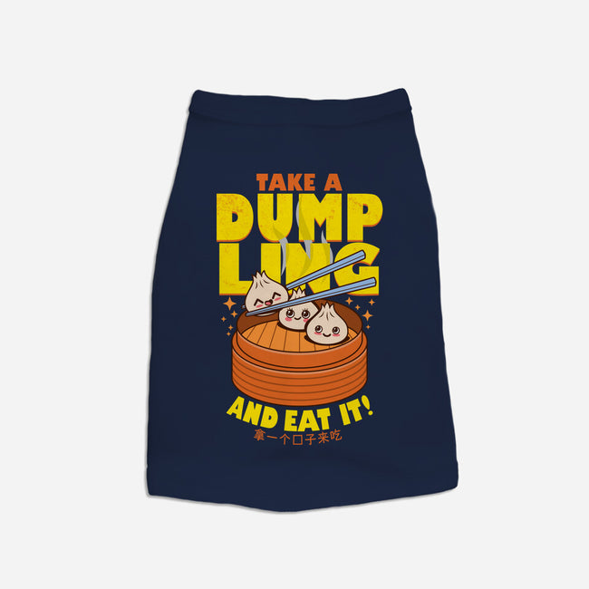 Take A Dumpling And Eat It-Cat-Basic-Pet Tank-Boggs Nicolas