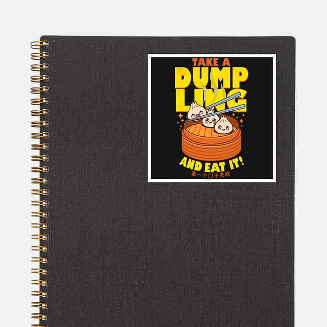 Take A Dumpling And Eat It-None-Glossy-Sticker-Boggs Nicolas