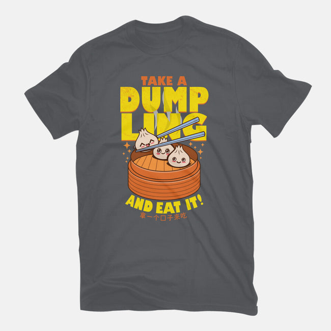 Take A Dumpling And Eat It-Unisex-Basic-Tee-Boggs Nicolas