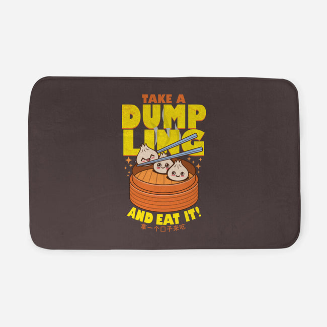 Take A Dumpling And Eat It-None-Memory Foam-Bath Mat-Boggs Nicolas