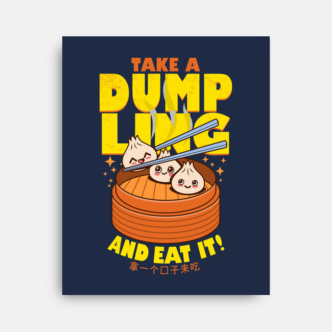 Take A Dumpling And Eat It-None-Stretched-Canvas-Boggs Nicolas