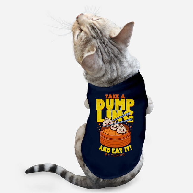 Take A Dumpling And Eat It-Cat-Basic-Pet Tank-Boggs Nicolas