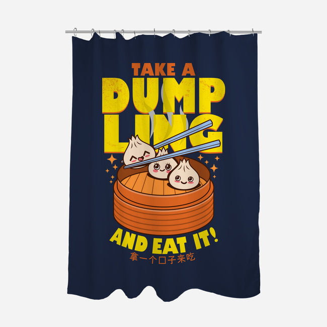 Take A Dumpling And Eat It-None-Polyester-Shower Curtain-Boggs Nicolas