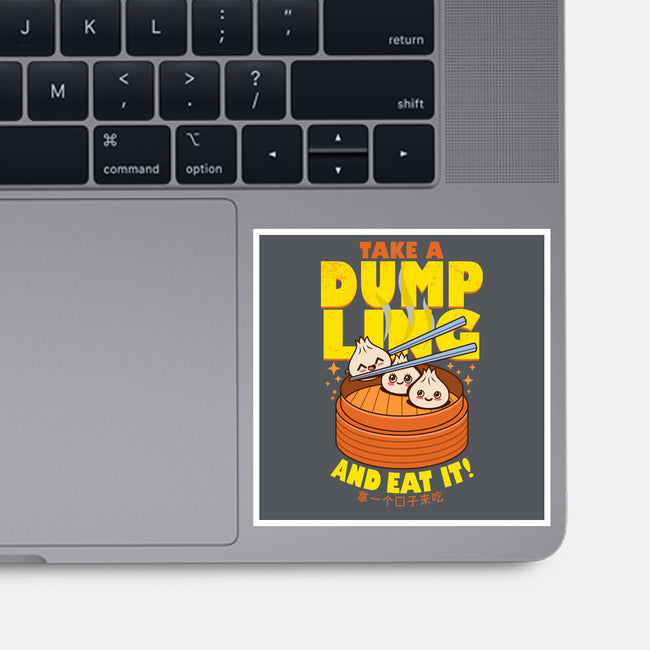 Take A Dumpling And Eat It-None-Glossy-Sticker-Boggs Nicolas