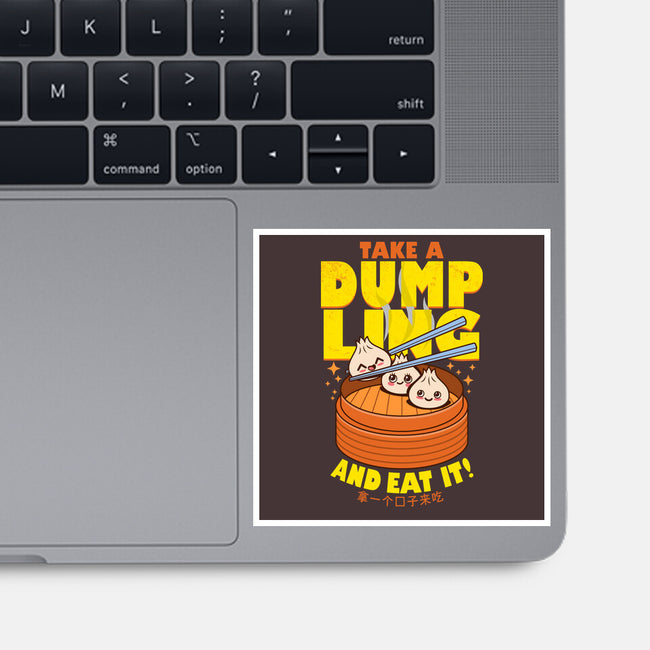 Take A Dumpling And Eat It-None-Glossy-Sticker-Boggs Nicolas