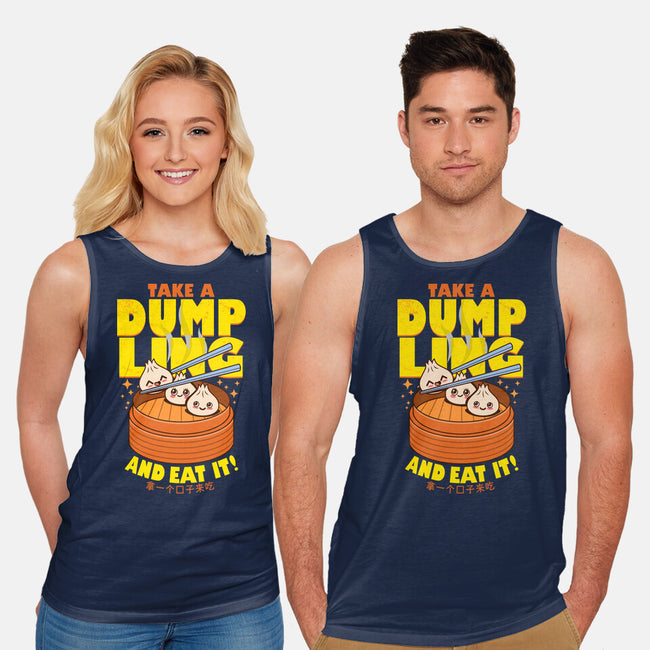 Take A Dumpling And Eat It-Unisex-Basic-Tank-Boggs Nicolas