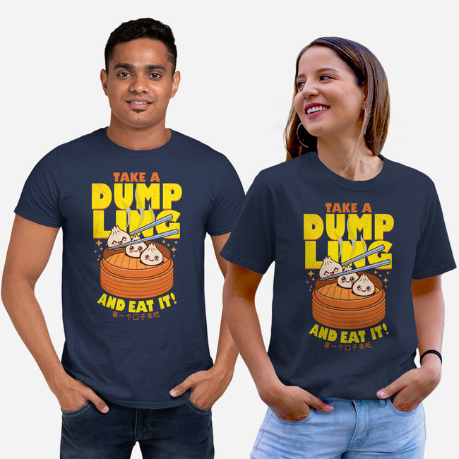 Take A Dumpling And Eat It-Unisex-Basic-Tee-Boggs Nicolas