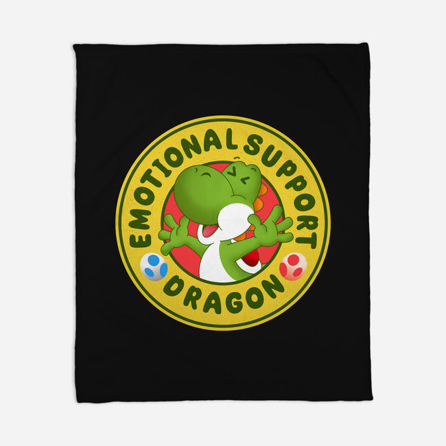 My Emotional Support Dragon-None-Fleece-Blanket-Tri haryadi