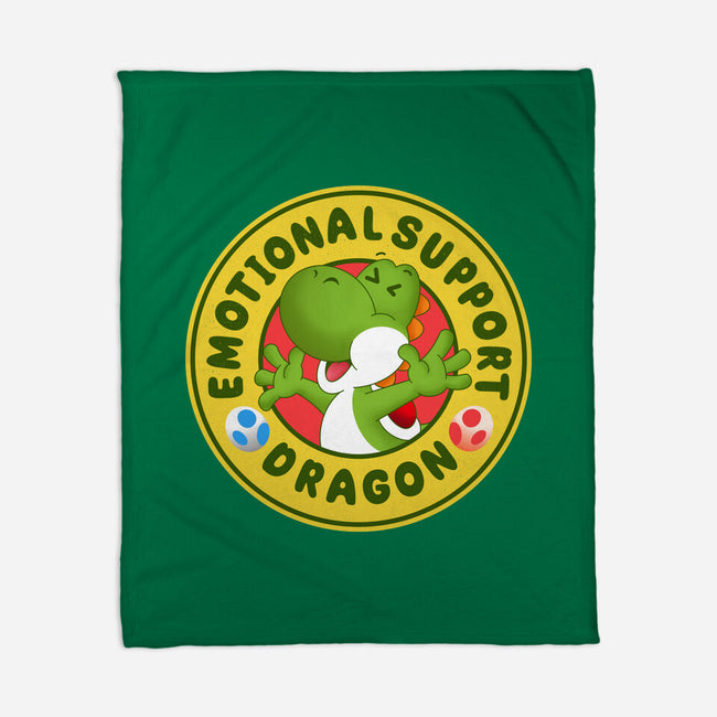 My Emotional Support Dragon-None-Fleece-Blanket-Tri haryadi