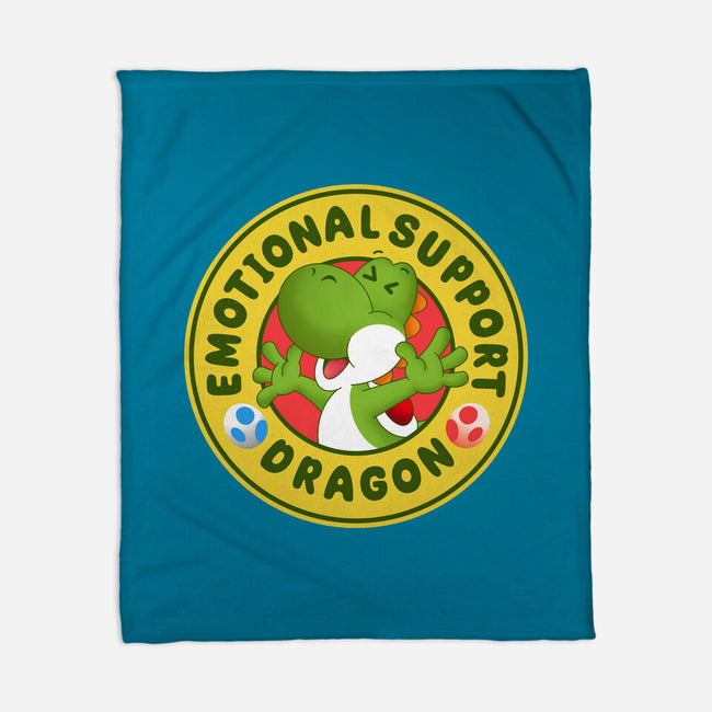 My Emotional Support Dragon-None-Fleece-Blanket-Tri haryadi