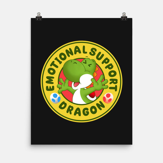 My Emotional Support Dragon-None-Matte-Poster-Tri haryadi