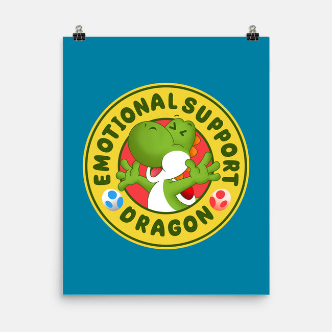 My Emotional Support Dragon-None-Matte-Poster-Tri haryadi