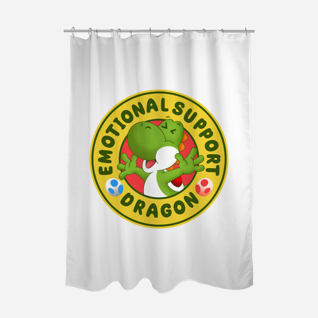 My Emotional Support Dragon-None-Polyester-Shower Curtain-Tri haryadi