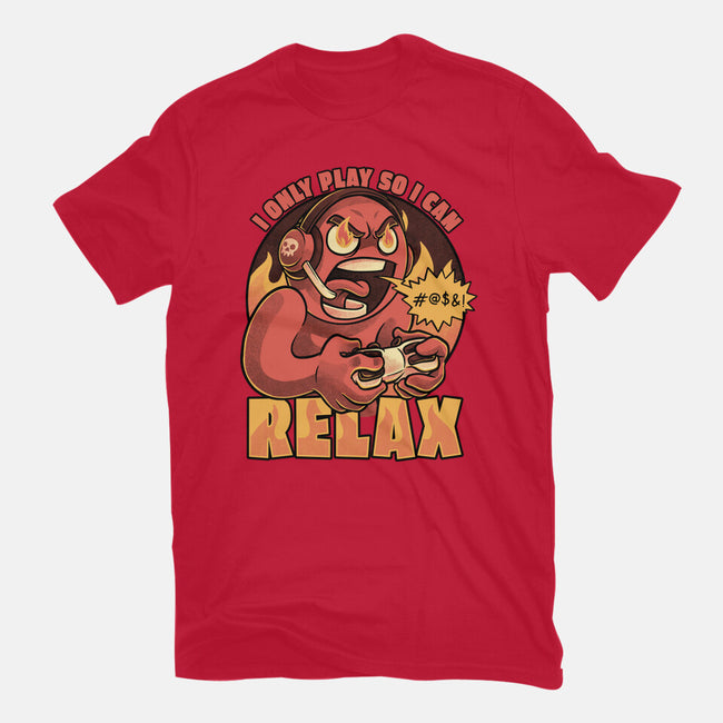 Video Game Relax Player-Youth-Basic-Tee-Studio Mootant