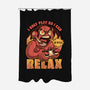 Video Game Relax Player-None-Polyester-Shower Curtain-Studio Mootant