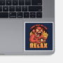 Video Game Relax Player-None-Glossy-Sticker-Studio Mootant