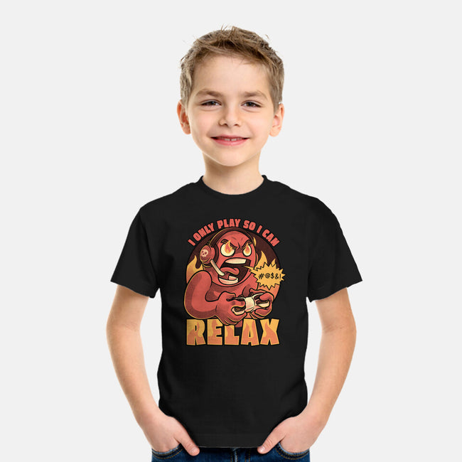 Video Game Relax Player-Youth-Basic-Tee-Studio Mootant