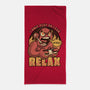 Video Game Relax Player-None-Beach-Towel-Studio Mootant