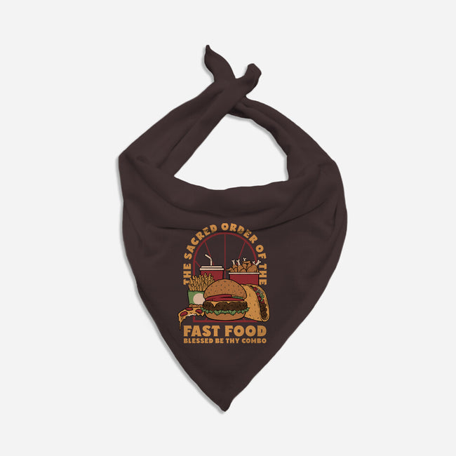 Sacred Order Of Fast Food-Cat-Bandana-Pet Collar-Studio Mootant