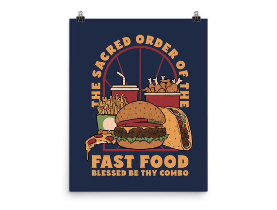 Sacred Order Of Fast Food