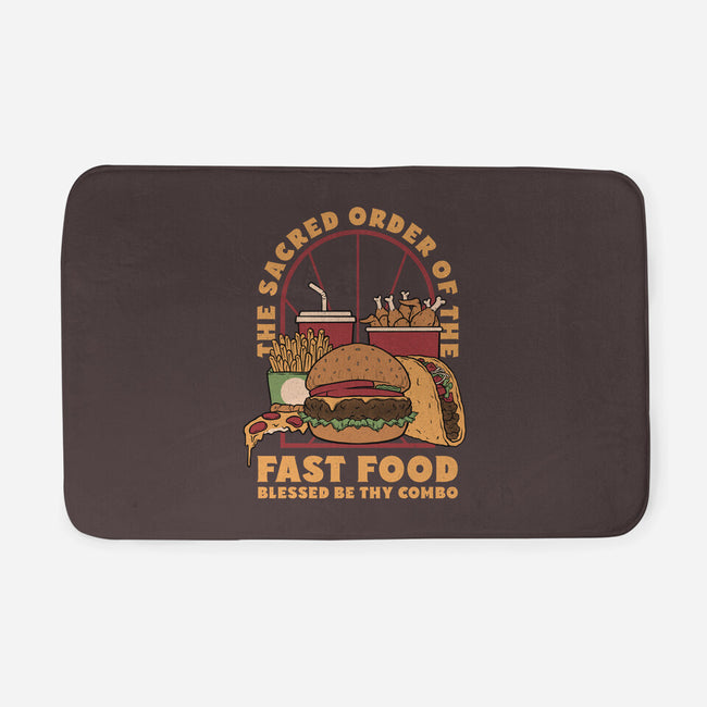 Sacred Order Of Fast Food-None-Memory Foam-Bath Mat-Studio Mootant