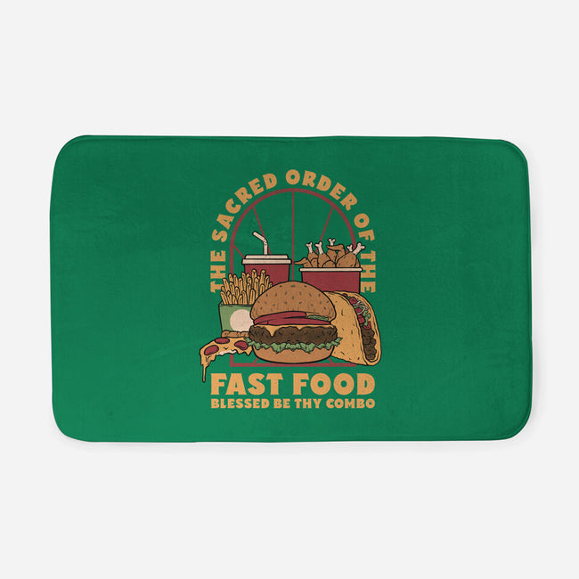 Sacred Order Of Fast Food-None-Memory Foam-Bath Mat-Studio Mootant