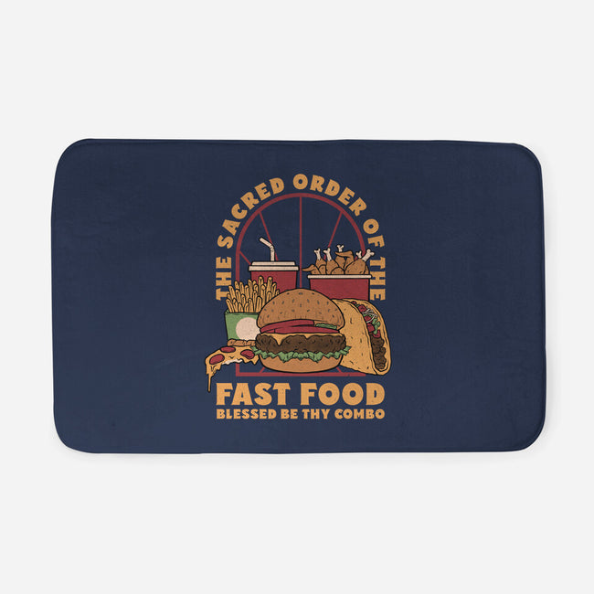 Sacred Order Of Fast Food-None-Memory Foam-Bath Mat-Studio Mootant