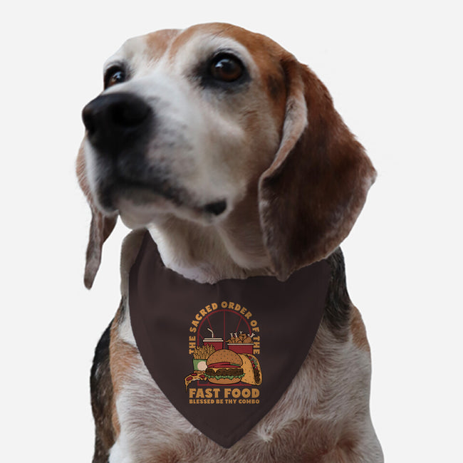 Sacred Order Of Fast Food-Dog-Adjustable-Pet Collar-Studio Mootant