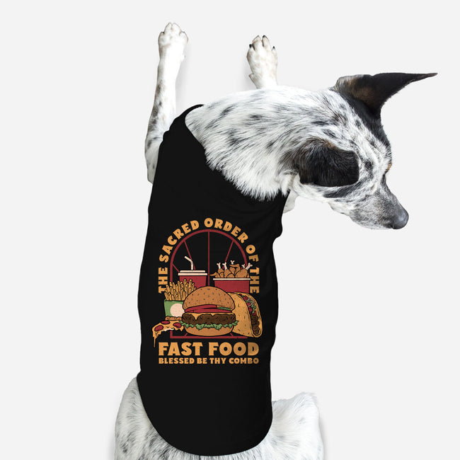 Sacred Order Of Fast Food-Dog-Basic-Pet Tank-Studio Mootant