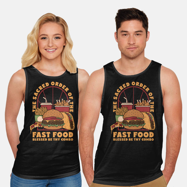 Sacred Order Of Fast Food-Unisex-Basic-Tank-Studio Mootant