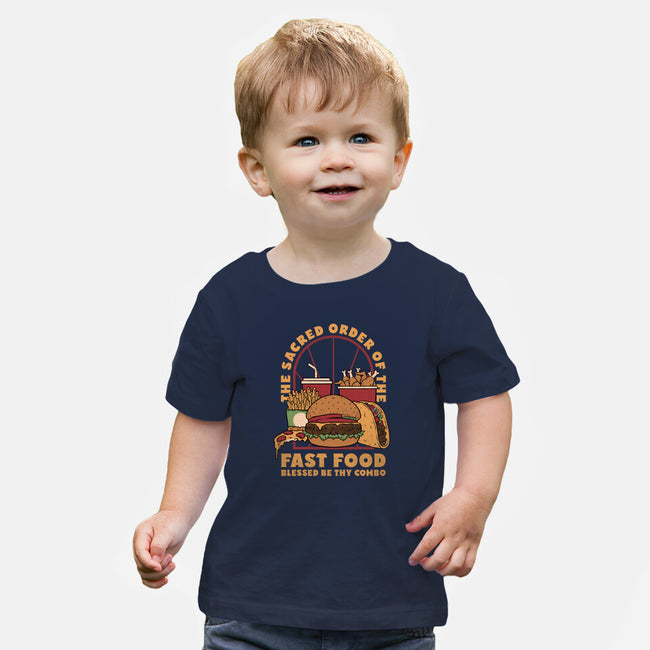 Sacred Order Of Fast Food-Baby-Basic-Tee-Studio Mootant