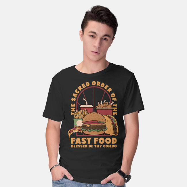 Sacred Order Of Fast Food-Mens-Basic-Tee-Studio Mootant